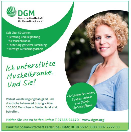 DGM-Anzeige mit Christiane Brammer