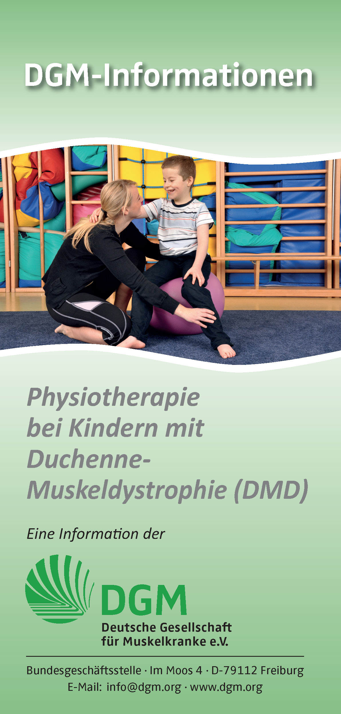 Praxis-Info: Physiotherapie bei Kindern mit Muskeldystrophie Duchenne (DMD)