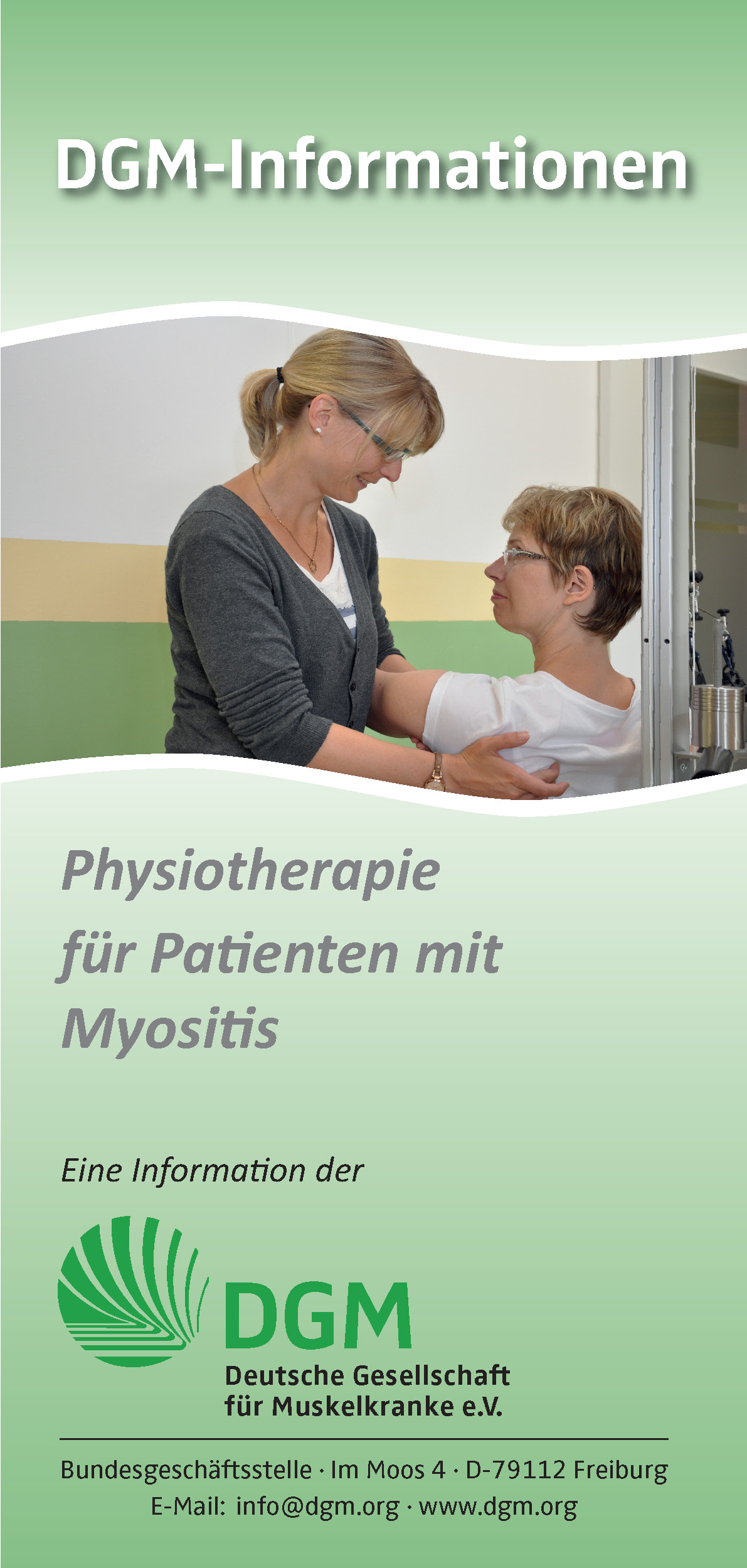 Praxis-Info: Physiotherapie für Patienten mit Myositis