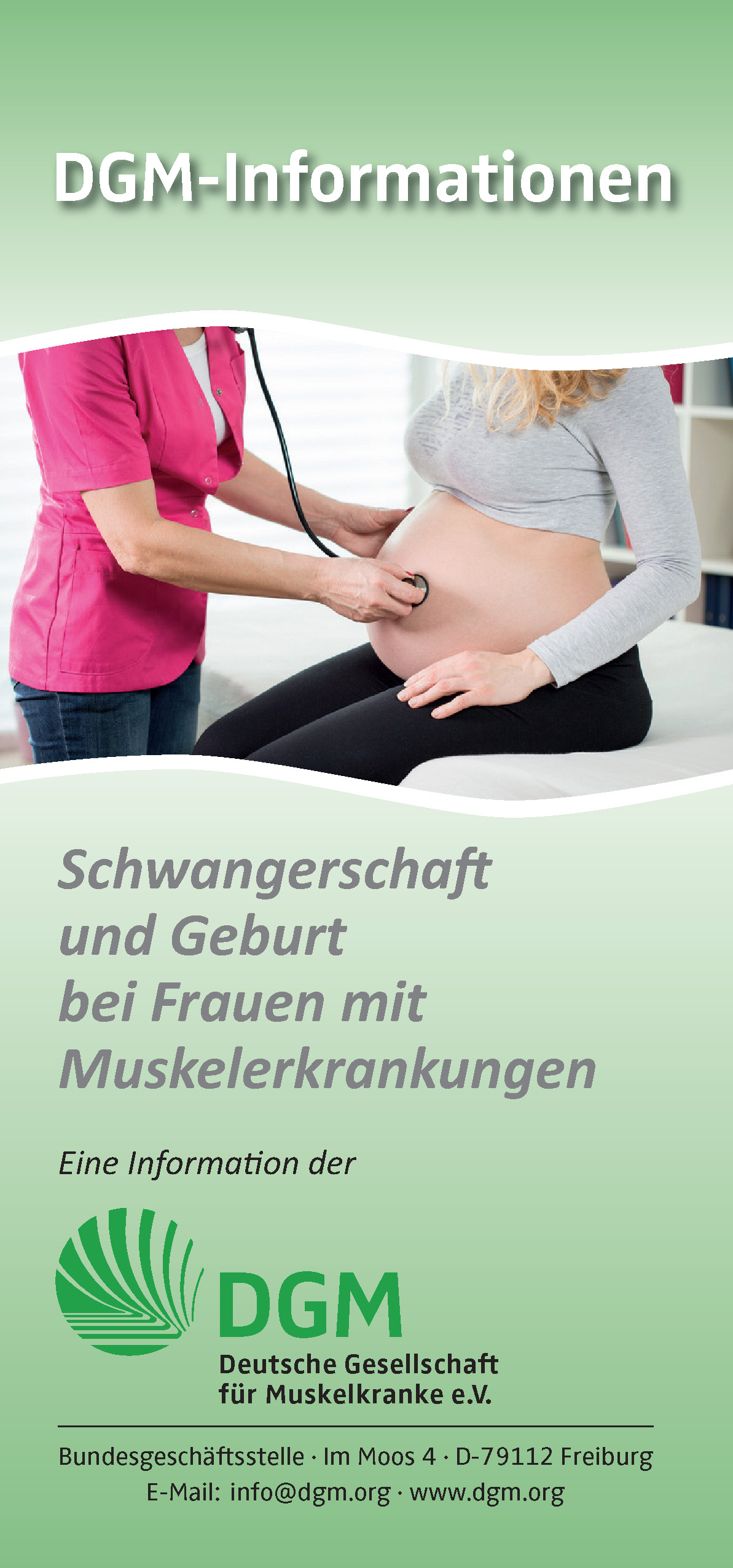 Praxis-Info: Schwangerschaft und Geburt bei Frauen mit Muskelerkrankung