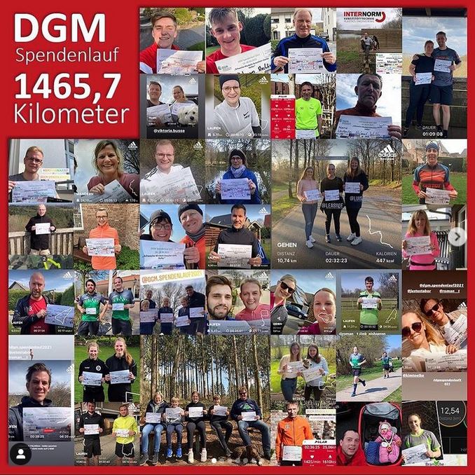 DGM Spendenlauf 2021 in Damme